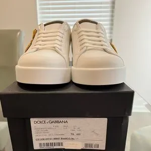 Dolce & Gabbana | Shoes | Dolce Gabbana Mens White Portofino